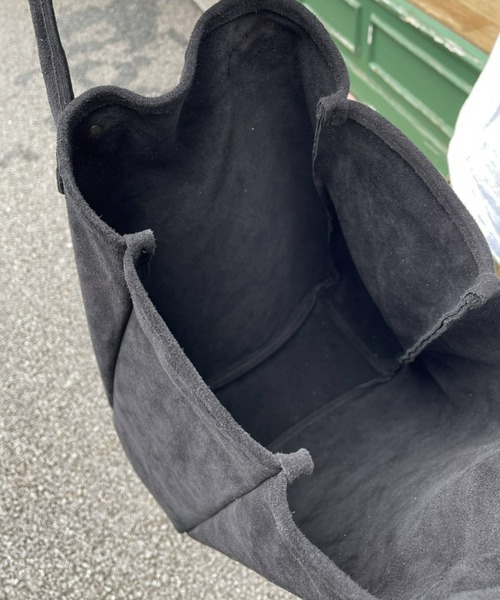 SLOW（スロウ）の「【SLOW/スロウ】別注レザートートバック（トートバッグ・メンズ・ブラック/ベージュ・ONESIZE）」の9枚目の写真