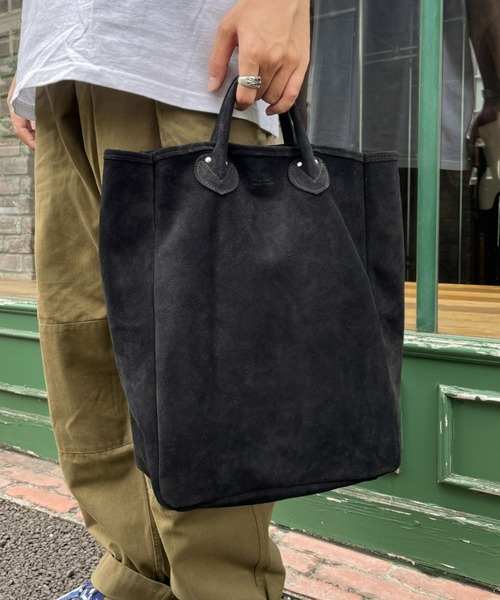 SLOW（スロウ）の「【SLOW/スロウ】別注レザートートバック（トートバッグ・メンズ・ブラック/ベージュ・ONESIZE）」の8枚目の写真