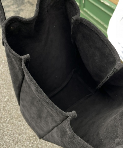 SLOW（スロウ）の「【SLOW/スロウ】別注レザートートバック（トートバッグ・メンズ・ブラック/ベージュ・ONESIZE）」の10枚目の写真