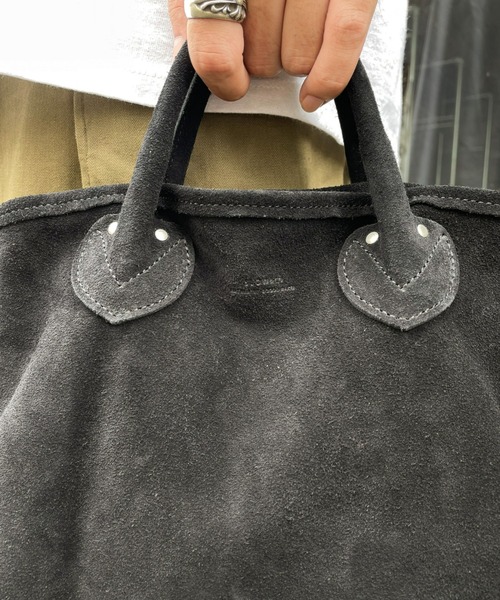 SLOW（スロウ）の「【SLOW/スロウ】別注レザートートバック（トートバッグ・メンズ・ブラック/ベージュ・ONESIZE）」の11枚目の写真