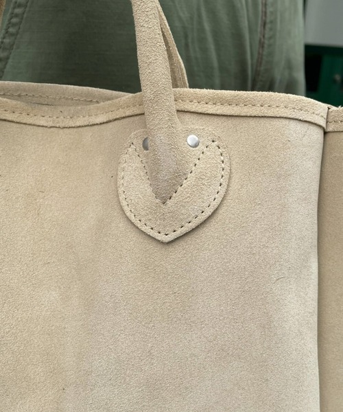 SLOW（スロウ）の「【SLOW/スロウ】別注レザートートバック（トートバッグ・メンズ・ブラック/ベージュ・ONESIZE）」の6枚目の写真