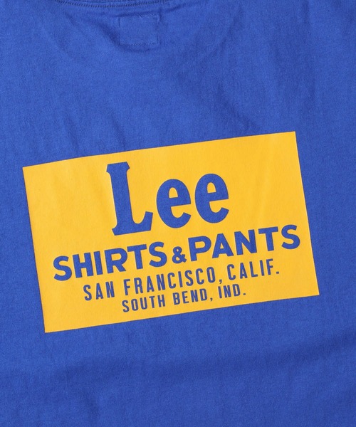 Lee(リー)の「【Lee】バックBOXロゴプリントTシャツ(Tシャツ/カットソー・レディース・ネイビー・M/L)」の7枚目の写真
