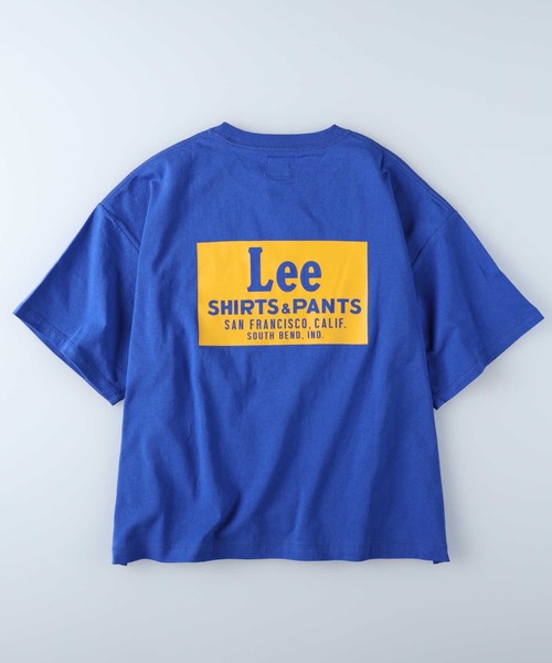 Lee(リー)の「【Lee】バックBOXロゴプリントTシャツ(Tシャツ/カットソー・レディース・ネイビー・M/L)」の9枚目の写真
