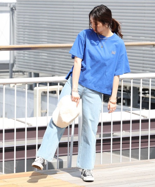 Lee(リー)の「【Lee】バックBOXロゴプリントTシャツ(Tシャツ/カットソー・レディース・ネイビー・M/L)」の11枚目の写真