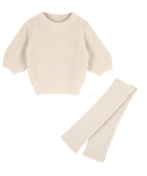 titivate（ティティベイト）の「ｱｰﾑｳｫｰﾏｰ付ﾊﾟﾌｽﾘｰﾌﾞﾆｯﾄ（ニット/セーター・レディース・ダークブラウン/アイボリー/グレイッシュベージュ/ライトグリーン・M/S）」の5枚目の写真