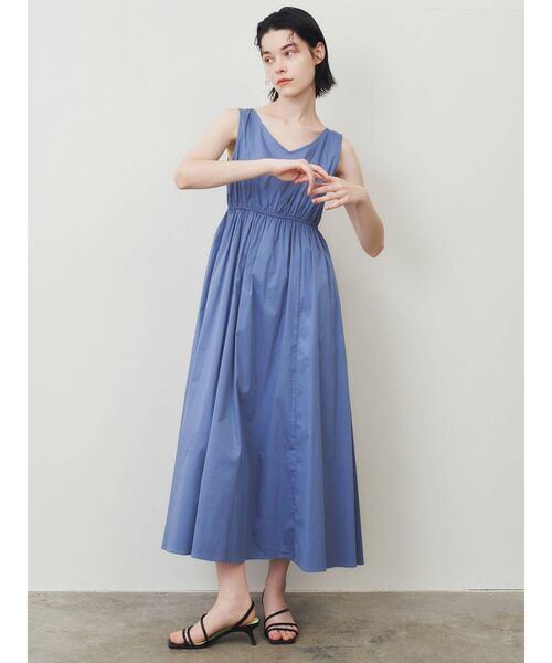 ELENDEEK（エレンディーク）の「ショートトップス&ワンピースセット（ワンピース・レディース・ブラック/ブルー/グリーン・01/02）」の9枚目の写真