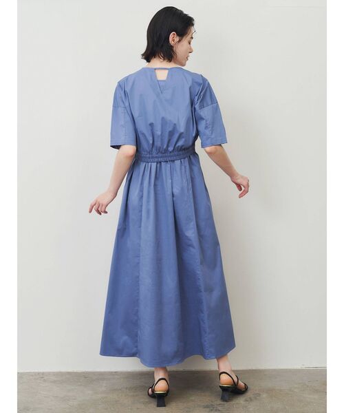 ELENDEEK（エレンディーク）の「ショートトップス&ワンピースセット（ワンピース・レディース・ブラック/ブルー/グリーン・01/02）」の10枚目の写真