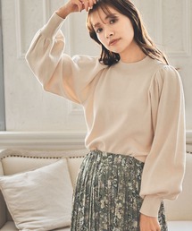 mysty woman | ボリュームスリーブラメハイネック 157250(ニット/セーター)