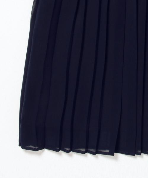 BEAMS LIGHTS Women's（ビームスライツ ウィメンズ）の「BEAMS LIGHTS / 配色プリーツワンピース（ワンピース・レディース・ベージュ/オリーブ/ネイビー・36/38）」の20枚目の写真