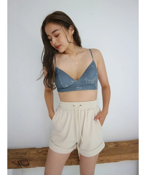 TRUNC（トランクエイティーエイト）の「Peach Brushed Short PT（スウェットパンツ・レディース・アイボリー・FREE）」の5枚目の写真