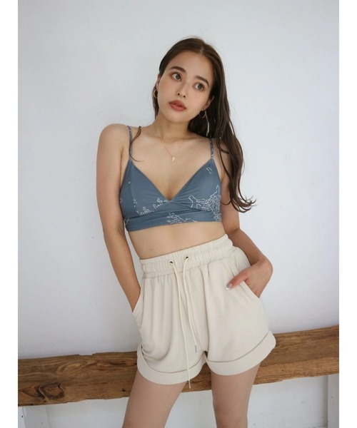 TRUNC（トランクエイティーエイト）の「Peach Brushed Short PT（スウェットパンツ・レディース・アイボリー・FREE）」の2枚目の写真