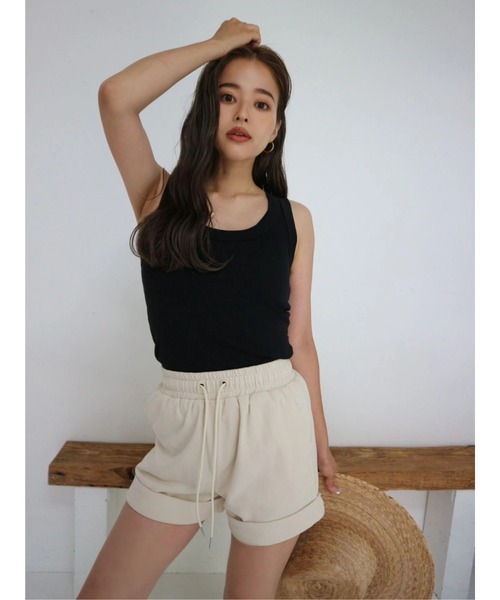 TRUNC（トランクエイティーエイト）の「Peach Brushed Short PT（スウェットパンツ・レディース・アイボリー・FREE）」の19枚目の写真