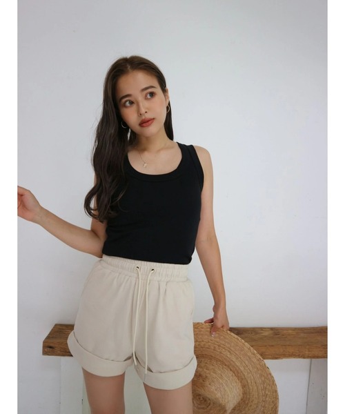 TRUNC（トランクエイティーエイト）の「Peach Brushed Short PT（スウェットパンツ・レディース・アイボリー・FREE）」の14枚目の写真