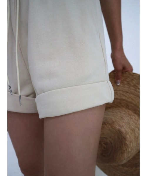 TRUNC（トランクエイティーエイト）の「Peach Brushed Short PT（スウェットパンツ・レディース・アイボリー・FREE）」の3枚目の写真