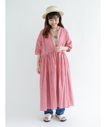 Samansa Mos2 | スタンドカラーワンピース(ワンピース)