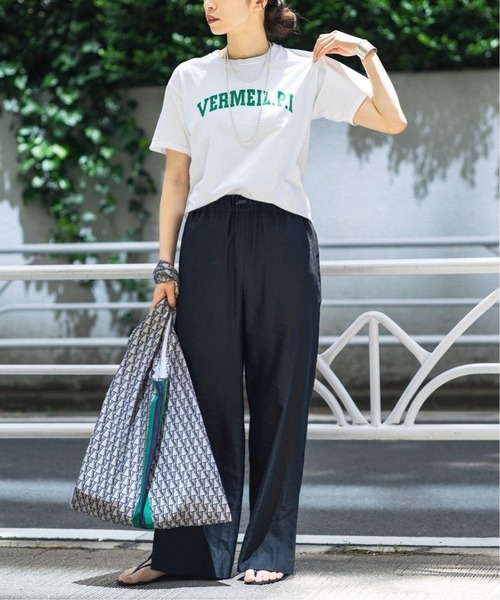 VERMEIL par iena(ヴェルメイユパーイエナ)の「VERMEILモノグラムエコバッグ(エコバッグ/サブバッグ・レディース・グレー/ブラウン・FREE)」の19枚目の写真