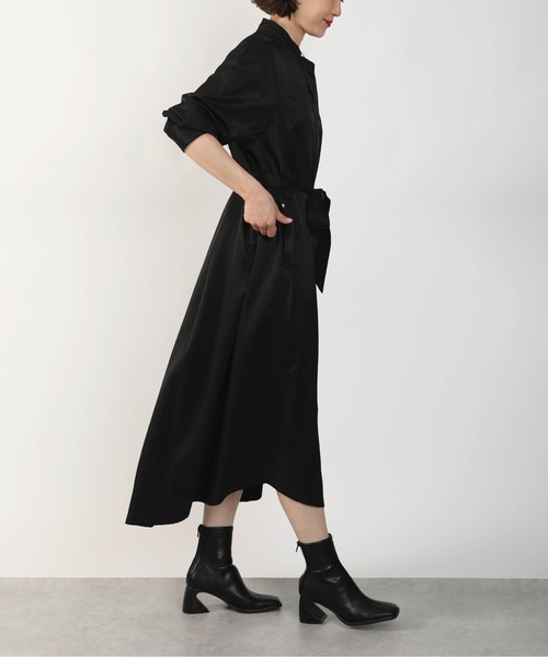 PICCIN（ピッチン）の「パールボタンコートワンピース（ワンピース・レディース・ブラック/ベージュ・M）」の7枚目の写真