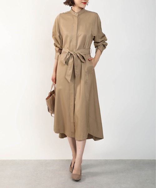 PICCIN（ピッチン）の「パールボタンコートワンピース（ワンピース・レディース・ブラック/ベージュ・M）」の15枚目の写真