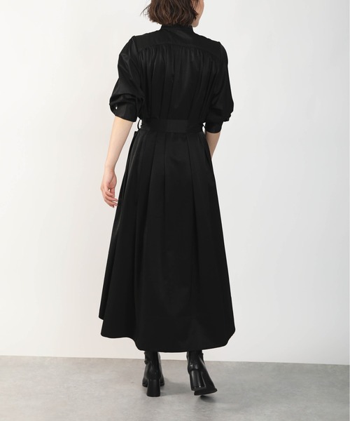 PICCIN（ピッチン）の「パールボタンコートワンピース（ワンピース・レディース・ブラック/ベージュ・M）」の6枚目の写真