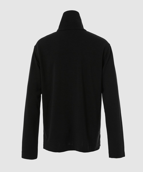 LEMAIRE(ルメール)の「CONVERTIBLE POL(ポロシャツ・メンズ・ブラウン系その他/ブラック・M/L/XL)」の4枚目の写真