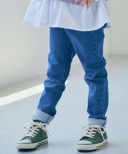 SHOO・LA・RUE（シューラルー）の「◆【90-140cm】ストレッチデニムパンツ（その他パンツ・キッズ・ネイビー系5/ブルー系5・11/10/12/13/14/09）」の12枚目の写真