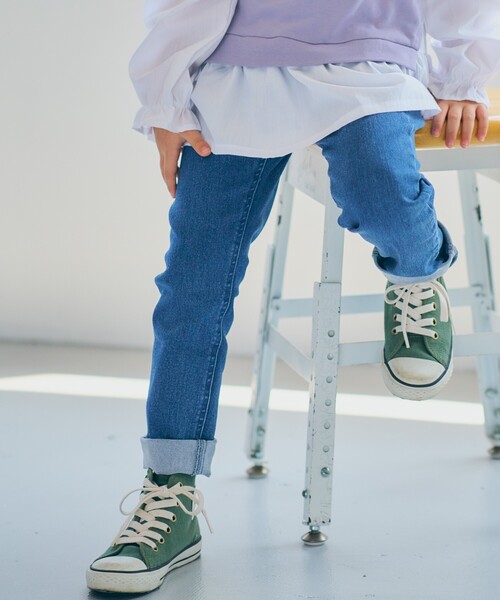 SHOO・LA・RUE（シューラルー）の「◆【90-140cm】ストレッチデニムパンツ（その他パンツ・キッズ・ネイビー系5/ブルー系5・11/10/12/13/14/09）」の14枚目の写真