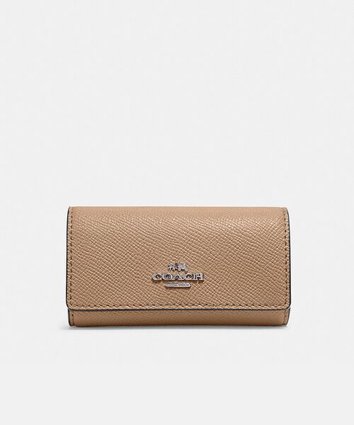 6 リング キー ケース クロスグレイン レザー