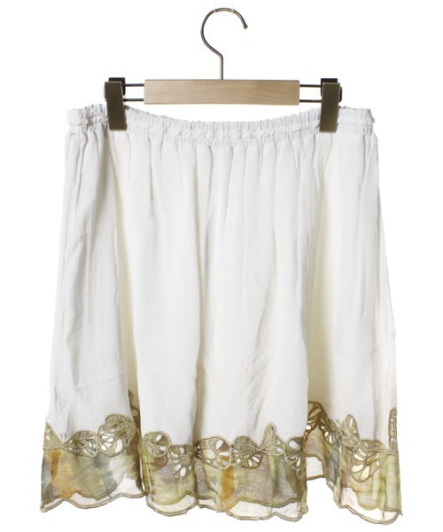 Another Edition（アナザーエディション）の「フレアスカート（スカート・レディース・ホワイト・-）」の2枚目の写真