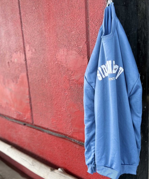 ARCADE（アーケード）の「春 韓国風 オーバーサイズ カレッジロゴ 薄手 軽量ライト スウェット -ARCADE Limited Line-（スウェット・レディース・ホワイト/ブラック/グレー/ピンク/ブルー・MEDIUM/LARGE）」の10枚目の写真