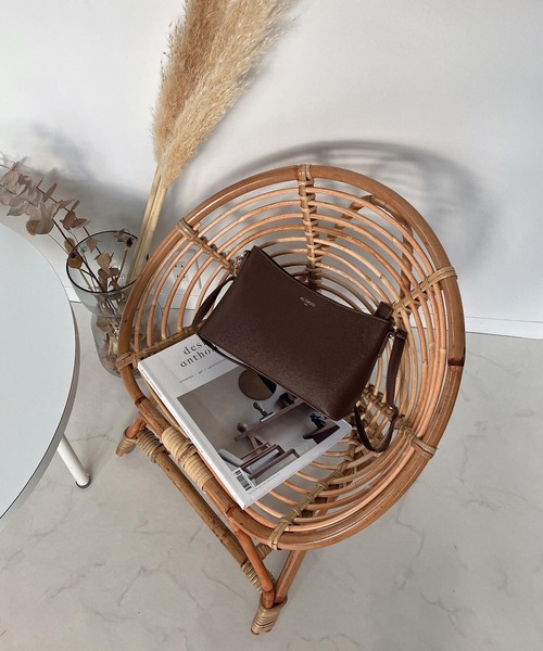 AS KNOW AS plus(アズノゥアズプラス)の「♪アゼリア ショルダーバッグ(ショルダーバッグ・レディース・ブラック/ブラウン/オレンジ/グリーン・FREE)」の5枚目の写真