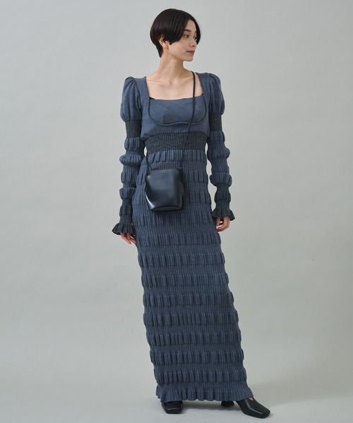 Courtney Orla(コートニーオーラ)の「【Courtney Orla/(コートニーオーラ)】SLOPE TOTE MINI/スロープトートミニ(ショルダーバッグ・レディース・ブラック・FREE)」の5枚目の写真
