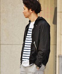 EDIFICE | ◇N/PEメッシュ フードブルゾン(ブルゾン)