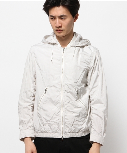 EDIFICE（エディフィス）の「◇N/PEメッシュ フードブルゾン（ブルゾン・メンズ・ネイビー/ブラック/ホワイト・48/44/50/46）」の10枚目の写真