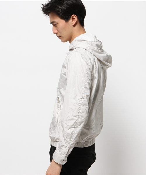 EDIFICE（エディフィス）の「◇N/PEメッシュ フードブルゾン（ブルゾン・メンズ・ネイビー/ブラック/ホワイト・48/44/50/46）」の11枚目の写真