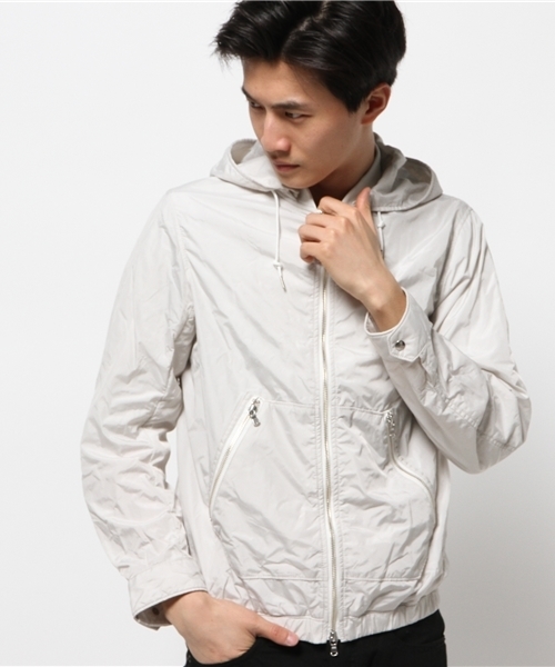 EDIFICE（エディフィス）の「◇N/PEメッシュ フードブルゾン（ブルゾン・メンズ・ネイビー/ブラック/ホワイト・48/44/50/46）」の13枚目の写真