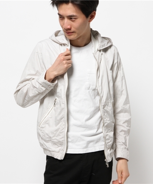 EDIFICE（エディフィス）の「◇N/PEメッシュ フードブルゾン（ブルゾン・メンズ・ネイビー/ブラック/ホワイト・48/44/50/46）」の22枚目の写真