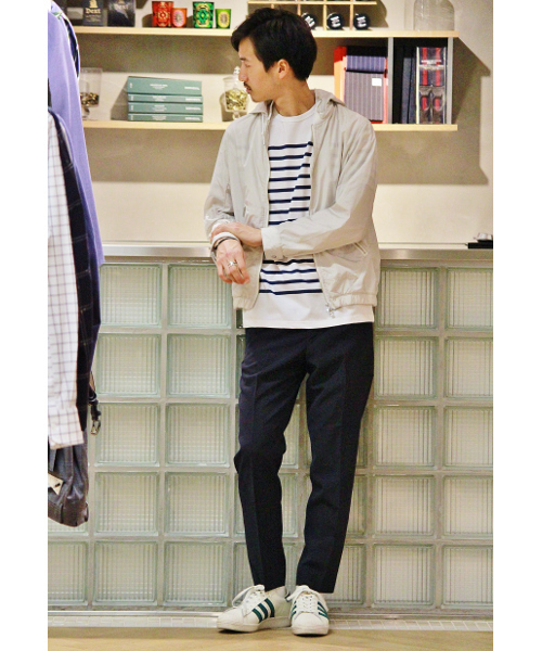 EDIFICE（エディフィス）の「◇N/PEメッシュ フードブルゾン（ブルゾン・メンズ・ネイビー/ブラック/ホワイト・48/44/50/46）」の7枚目の写真