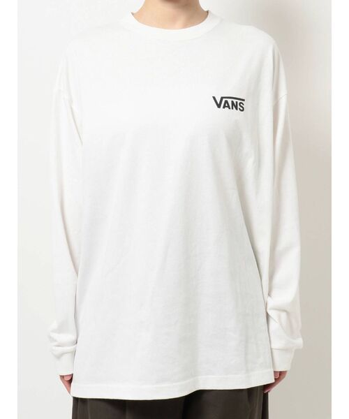 VANS（バンズ）の「Vans別注 バックロゴロングスリーブTee（Tシャツ/カットソー・レディース・ブラック/パープル/オフホワイト・FREE）」の15枚目の写真