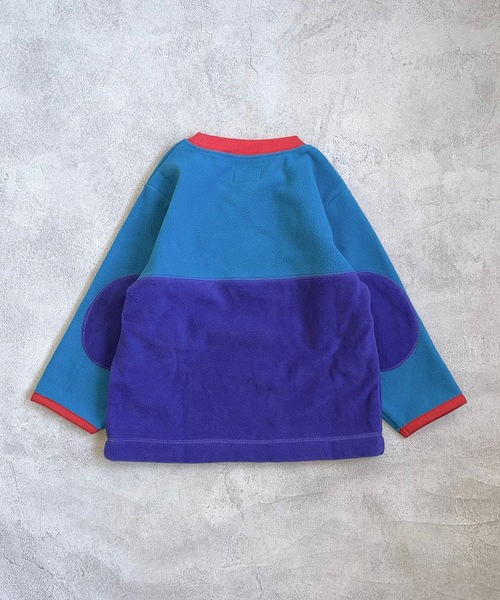 Life Support Products（ライフサポートプロダクツ）の「リサイクルフリースツートンプルオーバー（80～150cm）（スウェット・キッズ・ブラウン/ライトブルー/ブルー・80/130/100/90/140/150/110/120）」の10枚目の写真