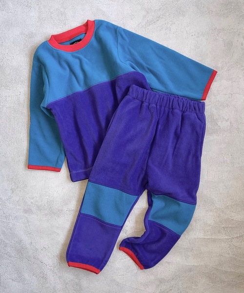 Life Support Products（ライフサポートプロダクツ）の「リサイクルフリースツートンプルオーバー（80～150cm）（スウェット・キッズ・ブラウン/ライトブルー/ブルー・80/130/100/90/140/150/110/120）」の16枚目の写真