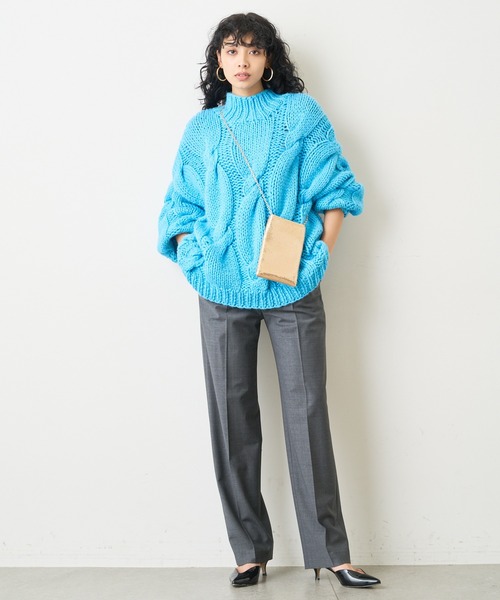 Whim Gazette(ウィムガゼット)の「【WHITING&DAVIS】クロスボディポーチ(ショルダーバッグ・レディース・ゴールド・FREE)」の3枚目の写真