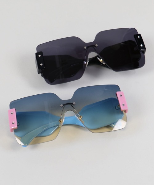 SPINNS（スピンズ）の「カラーサングラス（サングラス・メンズ・ピンク/ブラック・ONESIZE）」の5枚目の写真