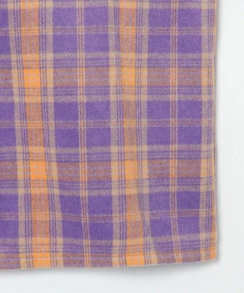 BEVERLY HILLS POLO CLUB(ビバリーヒルズポロクラブ)の「BEVERLY HILLS POLO CLUB ビバリーヒルズポロクラブ チェックオーバーシャツ(シャツ/ブラウス・レディース・ライトブルー/パープル/マスタード/ネイビー・M)」の14枚目の写真