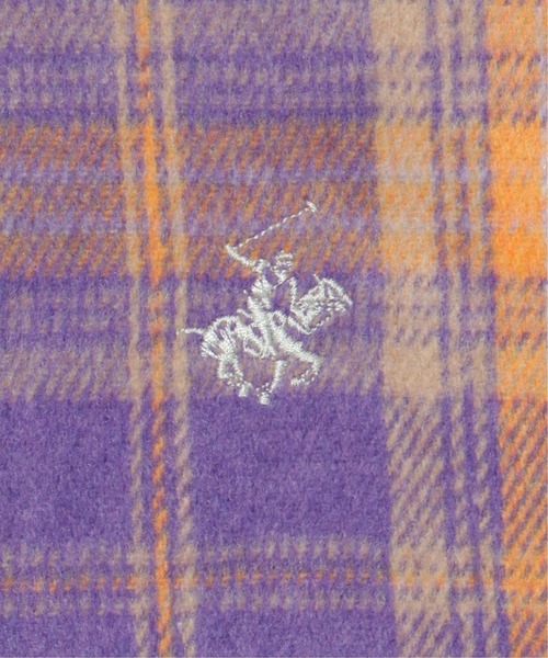 BEVERLY HILLS POLO CLUB(ビバリーヒルズポロクラブ)の「BEVERLY HILLS POLO CLUB ビバリーヒルズポロクラブ チェックオーバーシャツ(シャツ/ブラウス・レディース・ライトブルー/パープル/マスタード/ネイビー・M)」の16枚目の写真