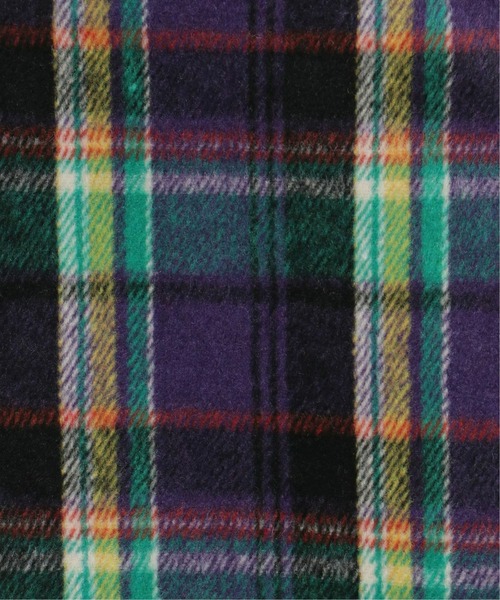 BEVERLY HILLS POLO CLUB(ビバリーヒルズポロクラブ)の「BEVERLY HILLS POLO CLUB ビバリーヒルズポロクラブ チェックオーバーシャツ(シャツ/ブラウス・レディース・ライトブルー/パープル/マスタード/ネイビー・M)」の6枚目の写真