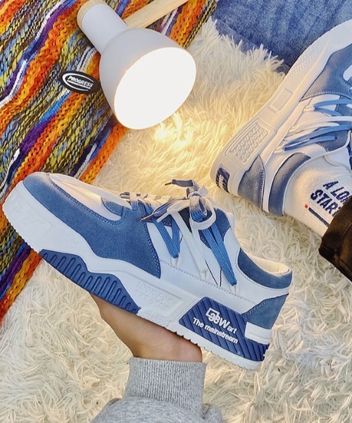 MGV（エムジーヴィー）の「バイカラーロゴスニーカー（スニーカー・メンズ・ブラック/ブルー/グリーン・MEDIUM/LARGE/X-LARGE）」の6枚目の写真