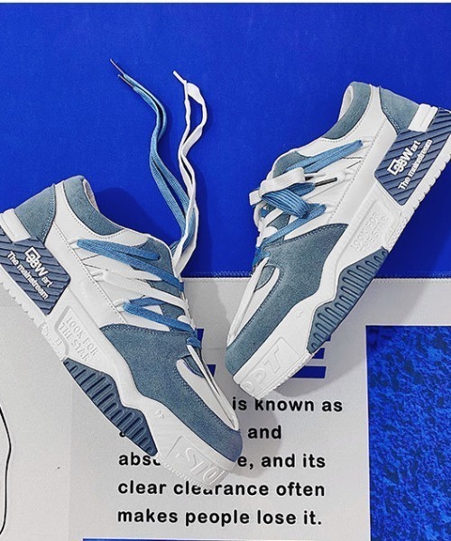 MGV（エムジーヴィー）の「バイカラーロゴスニーカー（スニーカー・メンズ・ブラック/ブルー/グリーン・MEDIUM/LARGE/X-LARGE）」の5枚目の写真