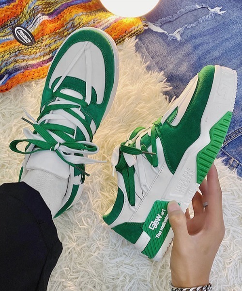 MGV（エムジーヴィー）の「バイカラーロゴスニーカー（スニーカー・メンズ・ブラック/ブルー/グリーン・MEDIUM/LARGE/X-LARGE）」の11枚目の写真