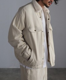 CREARE -LINO- | 裏ボア 8WコーデュロイZIPブルゾン<ユニセックス>(テーラードジャケット)