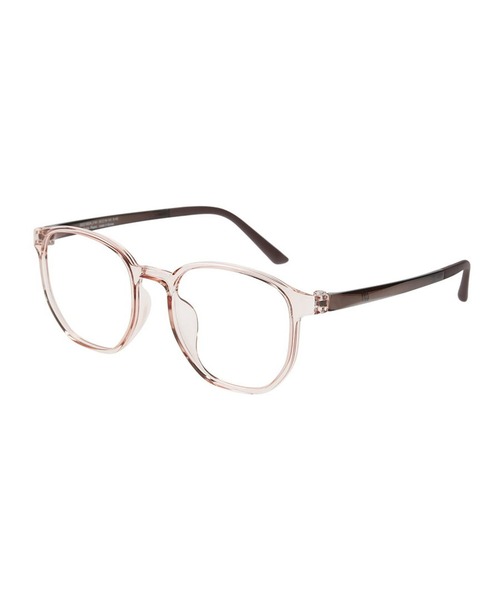 Zoff(ゾフ)の「ウェリントン型 めがね|伊達メガネ|黒縁メガネ|クリアフレーム|AUTUMN TREND(メガネ・レディース・ブラウン/ピンク/ブラック/クリア・FREE)」の22枚目の写真